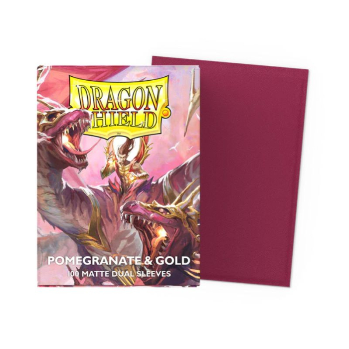 Dragon Shield Standard Sleeves Matte Dual Special Edition Pomegranate/Gold 100 buc [2]