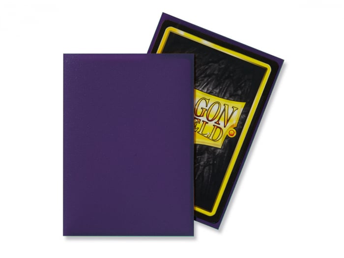 Standard Sleeves: Matte Purple 63x88mm (100 buc) - Dragon Shield [2]