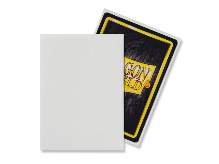Standard Sleeves: Matte White 63x88mm (100 buc) - Dragon Shield [2]