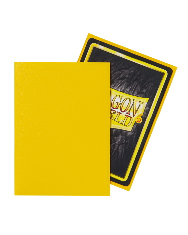 Dragon Shield Standard Sleeves - Matte Yellow 63.5x88.9mm (100 buc) [2]