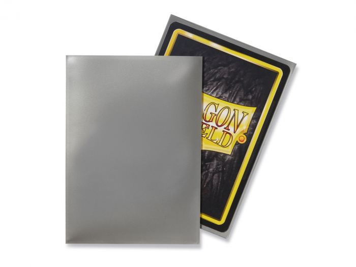 Standard Sleeves: Silver 63x88mm (100 buc) - Dragon Shield [2]