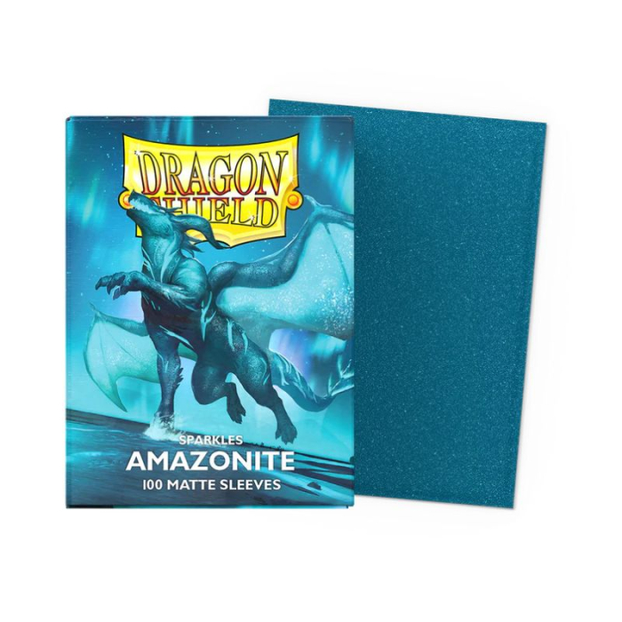 Dragon Shield Standard Sleeves - Sparkle Matte Amazonite 63x88mm (100 buc) [3]
