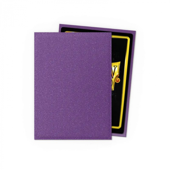 Dragon Shield Standard Sleeves - Sparkly Matte Amethyst 63x88mm (100 buc) [2]