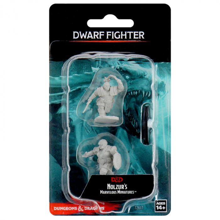 Dwarf Fighter Female - D&D Nolzur's Marvelous Unpainted Miniatures (W16) [2]