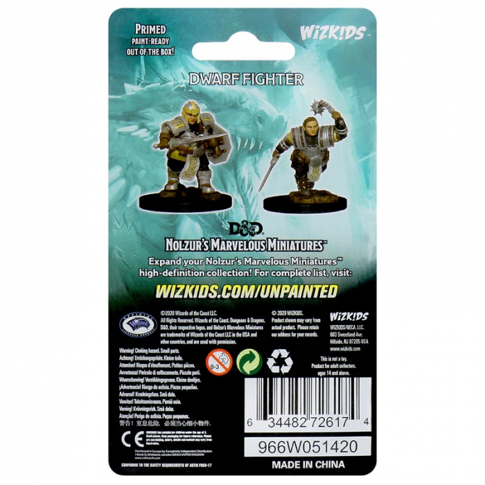 Dwarf Fighter Female - D&D Nolzur's Marvelous Unpainted Miniatures (W16) [3]