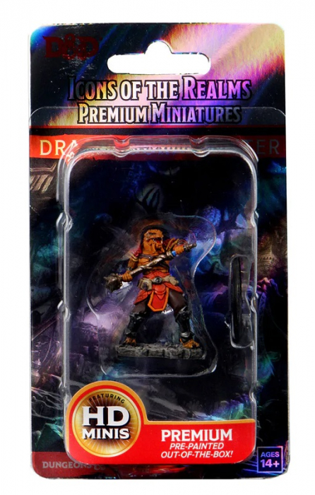 Male Dragonborn Fighter - D&D Icons of the Realms Premium Figures (W3) [3]