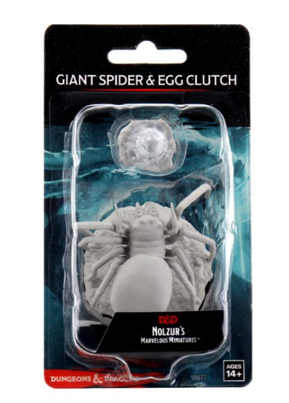 Giant Spider & Egg Clutch - D&D Nolzur's Marvelous Unpainted Miniatures (W12) [2]