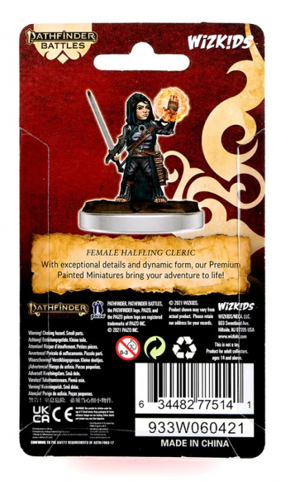 Female Halfling Cleric - Pathfinder Painted Premium [3]