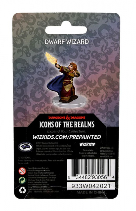 Female Dwarf Wizard - D&D Icons of the Realms Premium Figures (W7) [4]