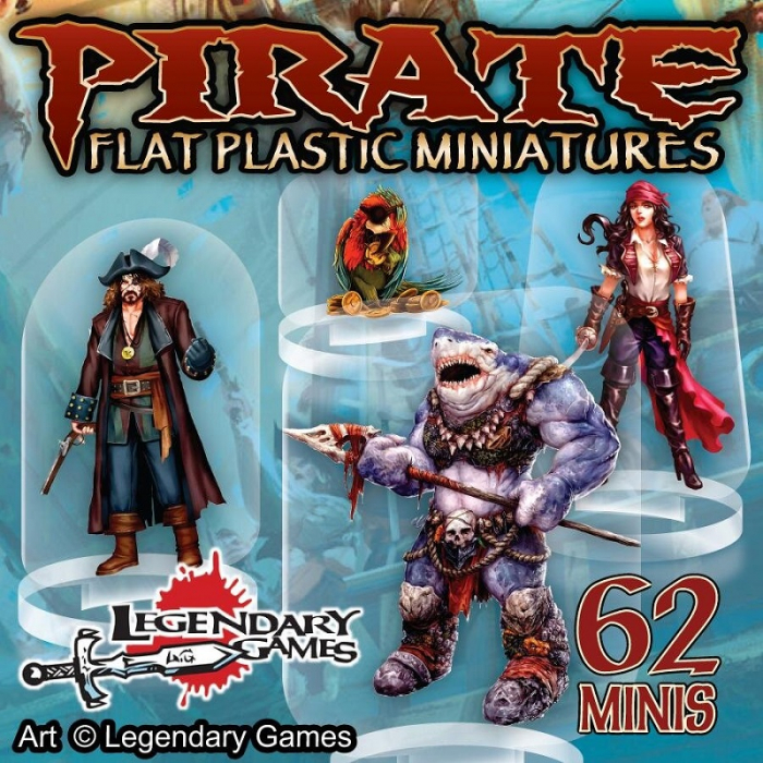 Flat Plastic Miniatures: Pirates [3]