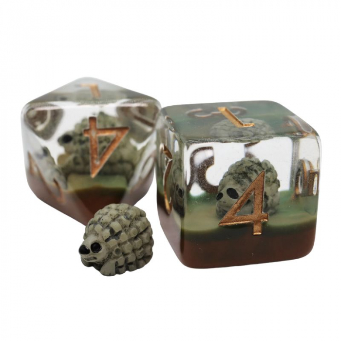 Foam Brain Dice Hedgehog RPG Dice Set (7 dice) [2]