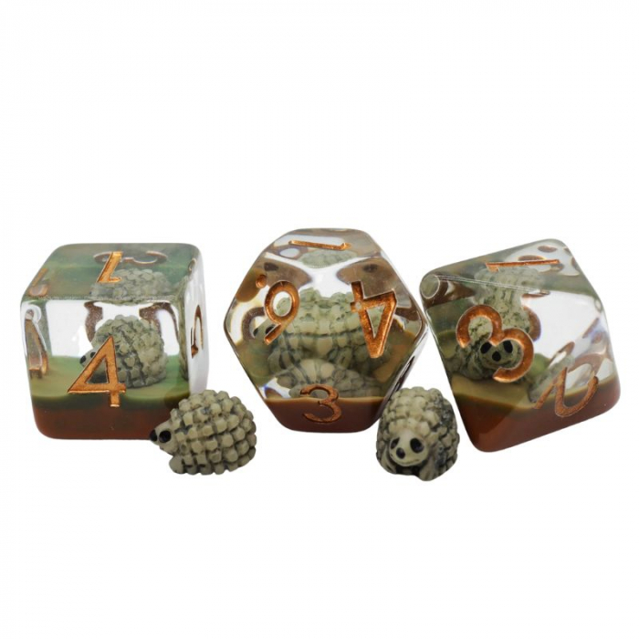 Foam Brain Dice Hedgehog RPG Dice Set (7 dice) [3]