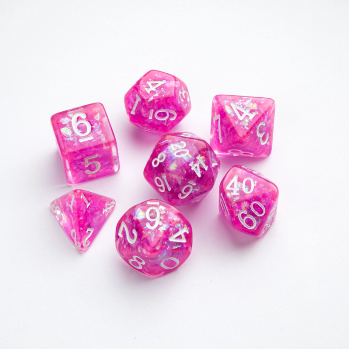Gamegenic Candy-like Series Rasberry RPG Dice Set (7 dice) [2]