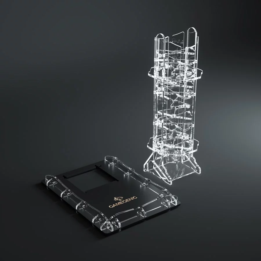 Gamegenic - Crystal Twister Premium Dice Tower [2]