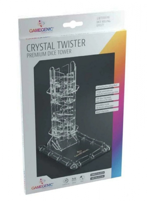 Gamegenic - Crystal Twister Premium Dice Tower [4]