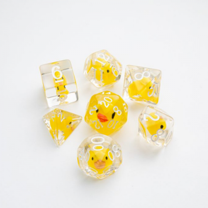 Gamegenic Embraced Series Rubber Duck RPG Dice Set (7 dice) [2]