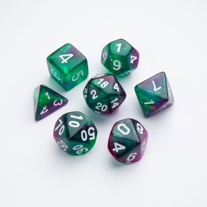 Gamegenic Galaxy Series Aurora RPG Dice Set (7 dice) [2]
