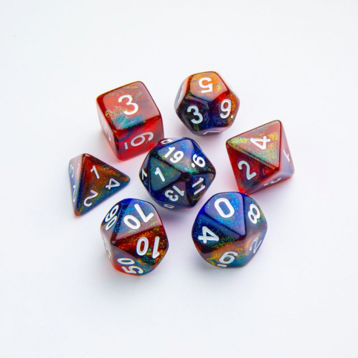 Gamegenic Galaxy Series Mars RPG Dice Set (7 dice) [2]