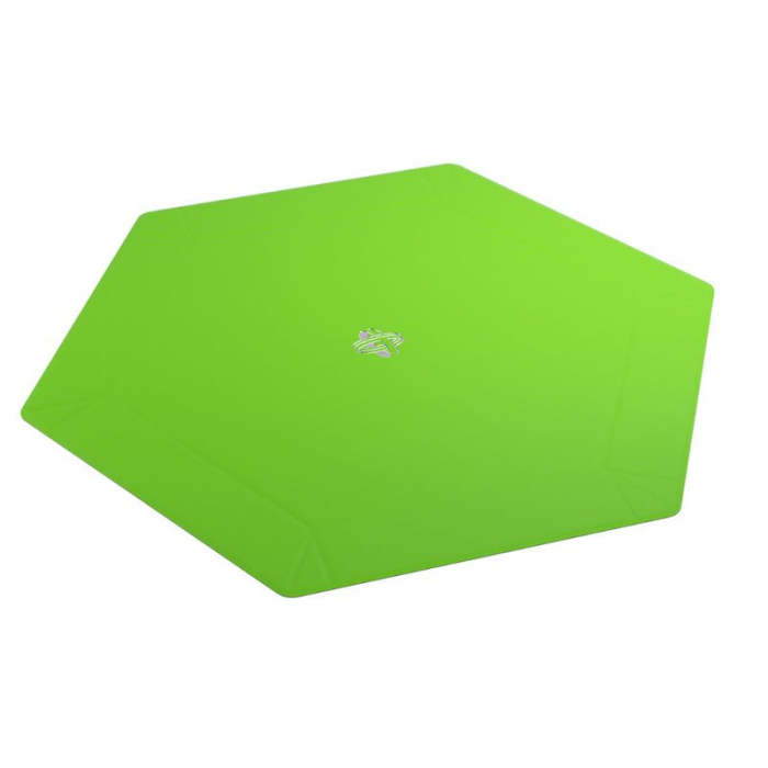 Gamegenic - Magnetic Dice Tray Hexagonal Black/Green [3]