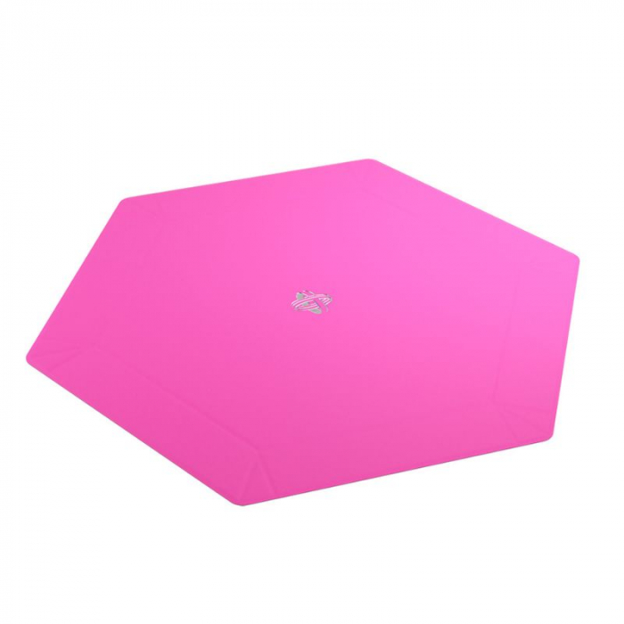 Gamegenic - Magnetic Dice Tray Hexagonal Black/Pink [3]