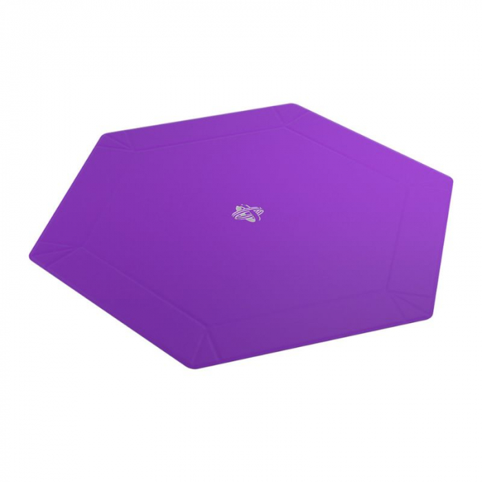 Gamegenic - Magnetic Dice Tray Hexagonal Black/Purple [3]