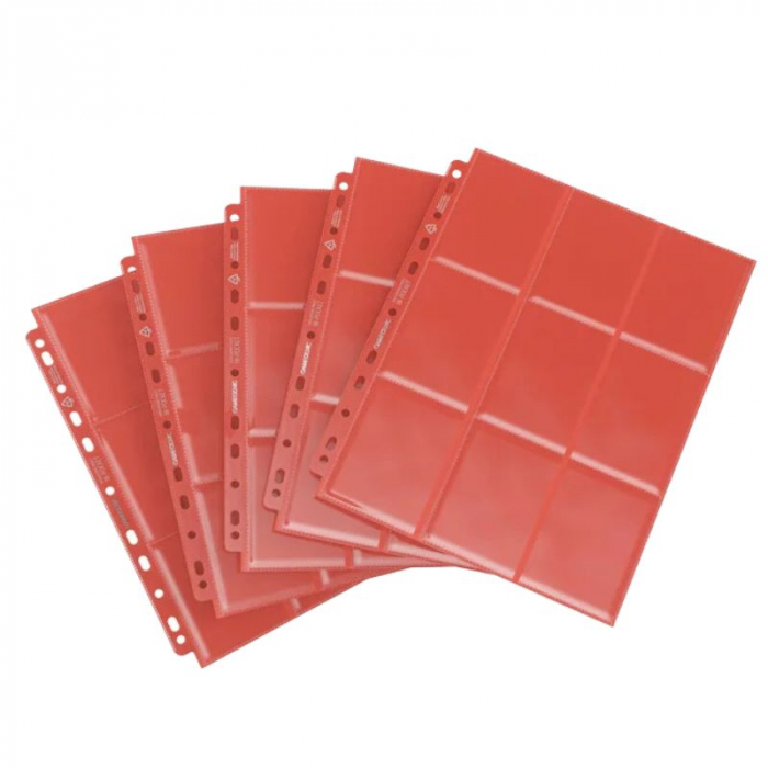 Gamegenic - Sideloading 18-Pocket Pages Red (50 buc) [2]