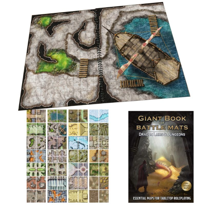 Giant Book of Battle Mats - Dragon Lairs & Dungeons - EN [3]