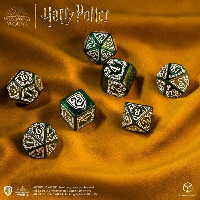 Harry Potter Modern Dice Set - Slytherin Green (7 dice) [4]