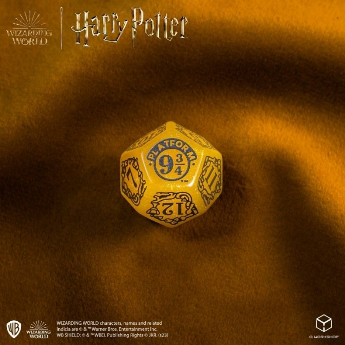 Q-Workshop - Harry Potter Modern Dice Set - Hufflepuff Yellow (7 dice) [3]