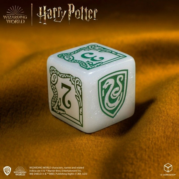 Q-Workshop - Harry Potter Modern Dice Set - Slytherin White (7 dice) [5]