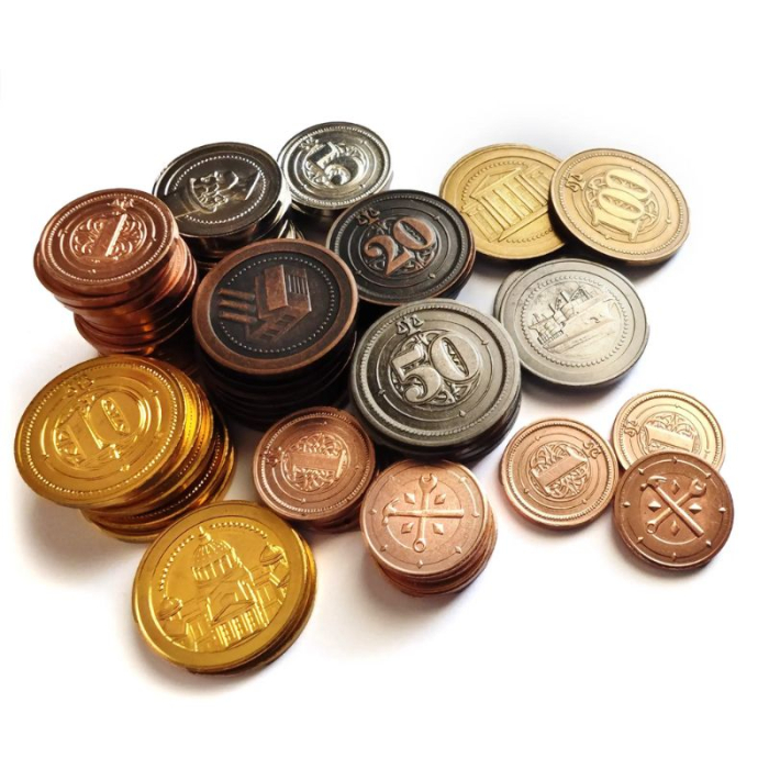Hegemony - Pack of 85 Metal Coins (Extensie) [1]