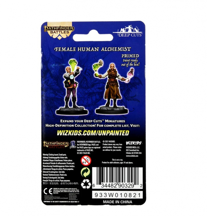 Human Alchemist Female - Pathfinder Battles Deepcuts Unpainted Miniatures (W15) [3]