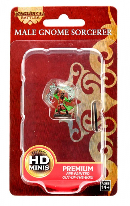 Gnome Sorcerer Male - Pathfinder Battles Premium Painted Figure (W2) [4]