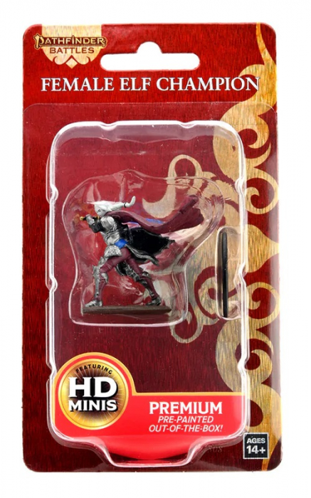 Elf Champion Female - Pathfinder Battles Premium Painted Figure (W2) [3]