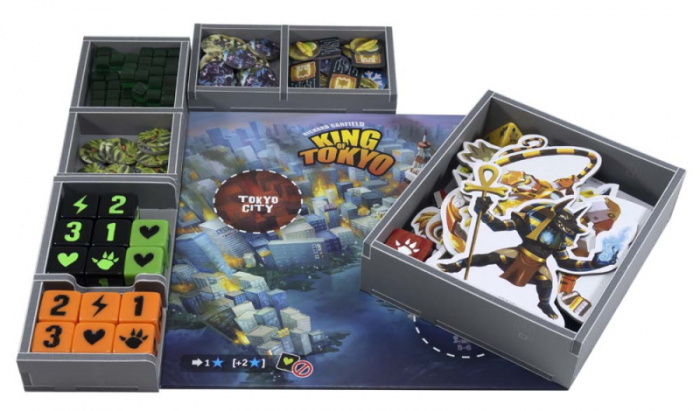 Insert King of Tokyo and King of New York + Power Up! and Halloween Expansions + King Kong, Cthulhu, Anubis, and Cybertooth Monster Packs [5]