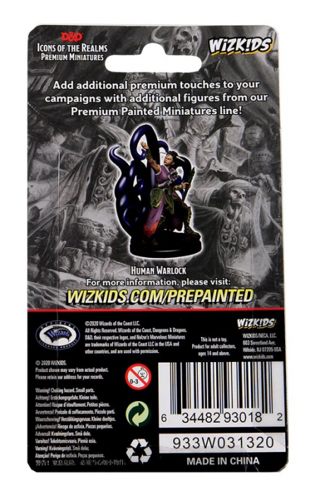 Female Human Warlock - D&D Icons of the Realms Premium Figures (W3) [4]
