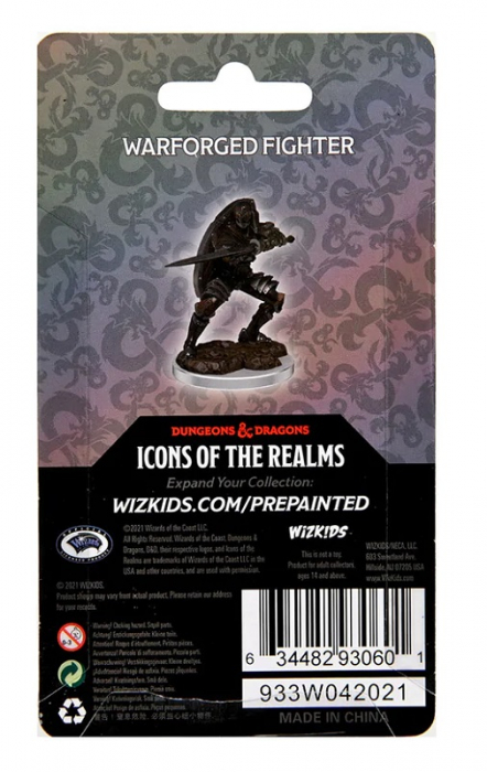 Male Warforged Fighter - D&D Icons of the Realms Premium Figures (W7) [3]