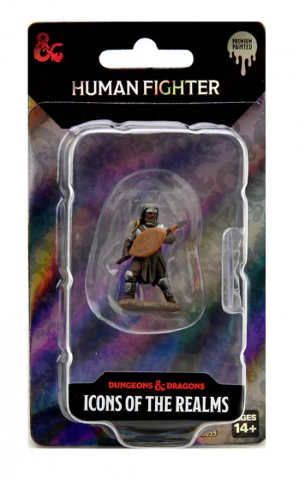 Male Human Fighter - D&D Icons of the Realms Premium Figures (W7) [3]
