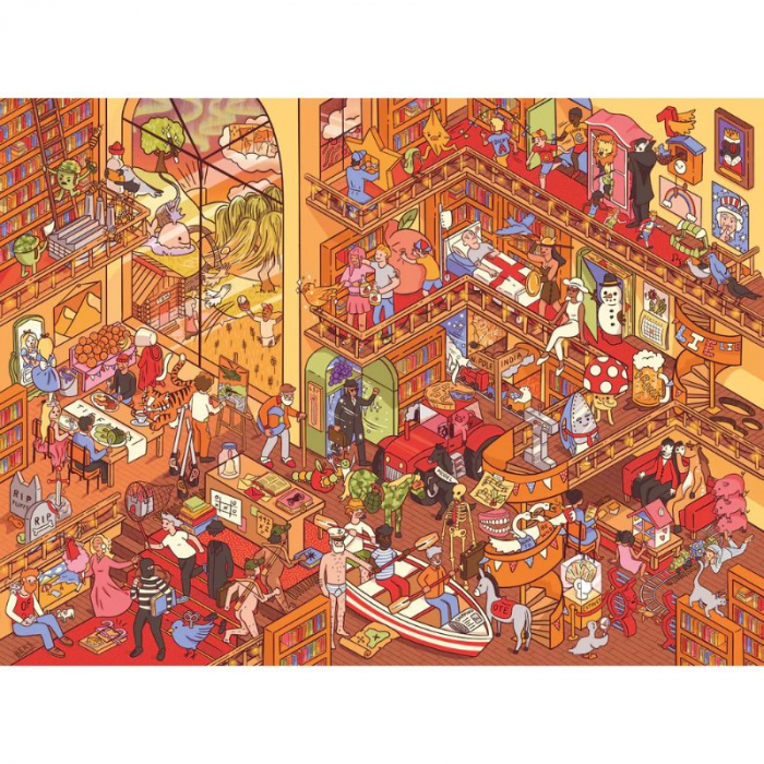 Mayhem At The Library Puzzle (1000 pieces) - EN [3]