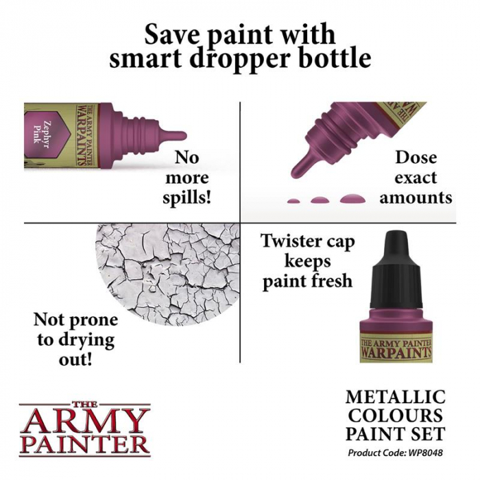 Warpaints Metallic Colours Paint Set - The Army Painter [6]