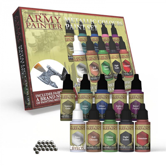 Warpaints Metallic Colours Paint Set - The Army Painter [1]