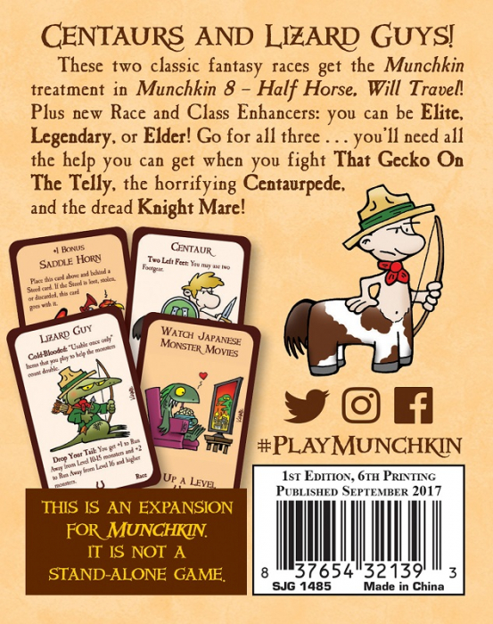 Munchkin 8: Half Horse, Will Travel (Extensie) - EN [2]