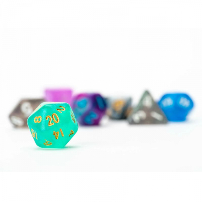 Mystery Misfit Resin Mini Polyhedral Dice Set (14 dice) [4]