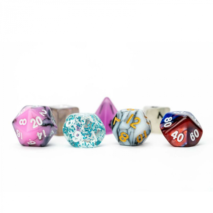 Mystery Misfit Resin Mini Polyhedral Dice Set (14 dice) [5]