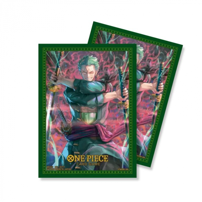Bandai One Piece 11 Official Standard Sleeves - Roronoa Zoro 63x88 mm (70 buc) [1]