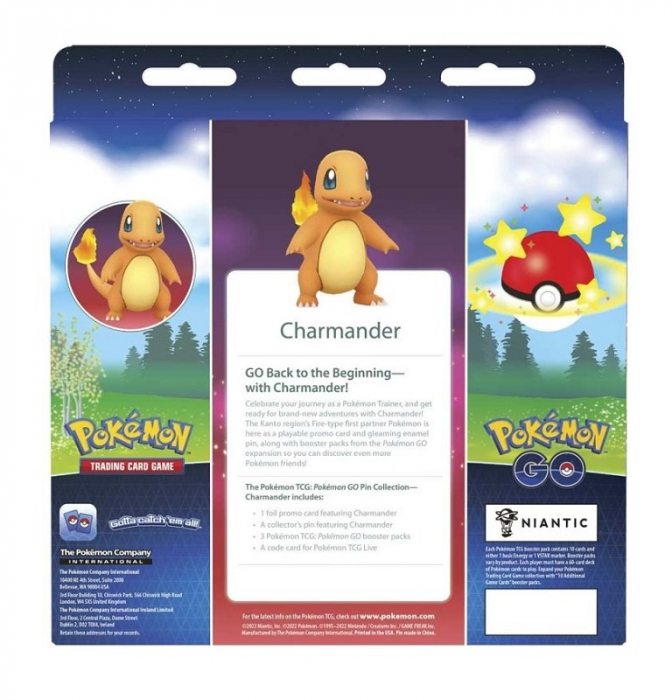 PKM - Pokemon GO Pin Box Charmander - EN