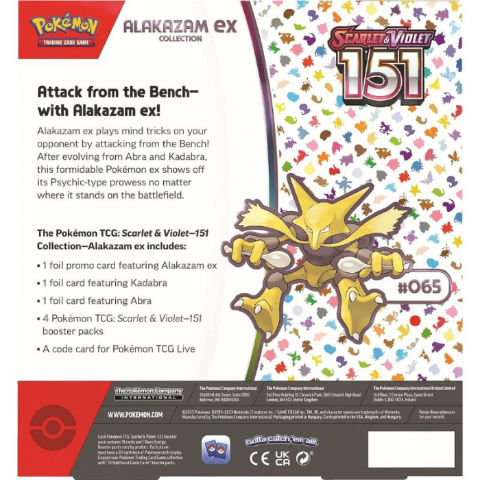 PKM - Scarlet & Violet 151 - Alakazam ex Collection - EN [2]