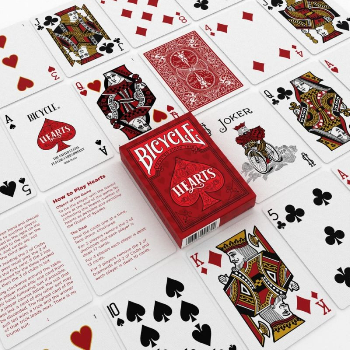 Playing Cards: Bicycle Hearts [3]