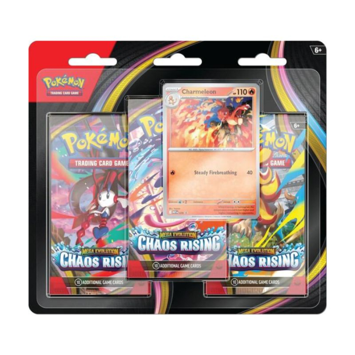 Pokemon - Mega Evolution Chaos Rising 3 Pack Blister - Charmeleon - EN [1]