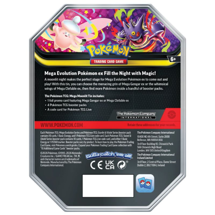 Pokemon - Mega Moonlit Tin - Mega Gengar ex - EN [2]